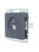 Lezard VESNA мех. роз. комп СУ 1 мест. графит (140. RJ45) (корп. ABS) 742-3488-140