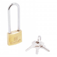 БУЛАТ ВС 1126-01 латунный d=4,5мм Замок навесной (72,12)