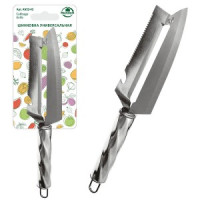 Нож-шинковка универсальный 12,5/25см нерж сталь (кратность 2!!!) 53-43 Мультидом