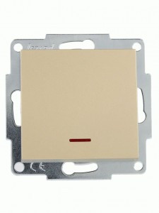 Lezard VESNA мех. выкл. СУ 1 кл. (инд.) (корп. ABS) золото 742-3688-111