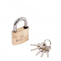 БУЛАТ ВС 1150 латунный 5кл. d=8мм Замок навесной36,6)