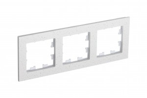 Systeme Electric AtlasDesign Nature рамка СУ 3 мест. мрамор крем роял ATN343103