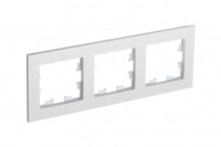 Systeme Electric AtlasDesign Nature рамка СУ 3 мест. мрамор крем роял ATN343103