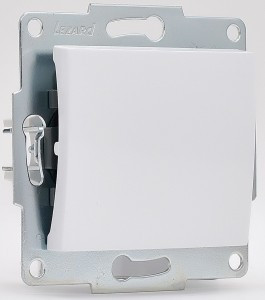 Lezard KARINA мех. выкл. СУ 1 кл. 10А бел. (корп. ABS) 707-0288-100