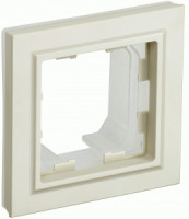 IEK BRITE Рамка СУ 1 мест. IP44 РУ-1-БрКр-44 бежевый BR-M12-44-K10