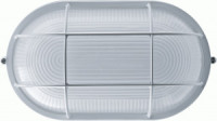 Navigator св-к влагозащит. O2 IP54 100W E27 овал с реш белый NBL-O2-100-E27/WH (12!) 94805