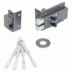 Замок накладной Спб КОМАЗ ОХК обратного хода реечный кл (10)