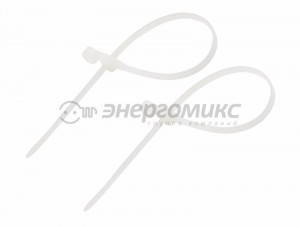 REXANT хомут нейлоновый под винт 3,6х100 белый (уп. 100шт., цена за уп.), 07-0104