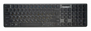 Клавиатура Gembird KB-8460, 103кл+5 доп, 12Fn, ножничная, тихая, 1.5м, черная