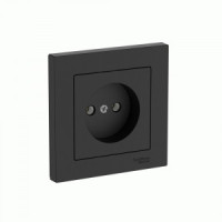 Systeme Electric ATLASDESIGN роз. СУ 1 мест., 16А (автоклеммы) КАРБОН ATN001040S (5!)