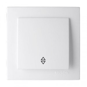 Nilson TOURAN  выкл. проходн. СУ 1 кл. бел. 24111007