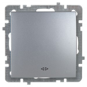 Nilson TOURAN-ALEGRA-THOR мех. выкл. 1 кл (перекрестный),  , серебро 24130410