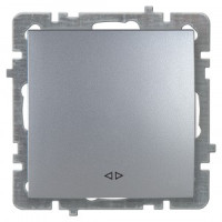 Nilson TOURAN-ALEGRA-THOR мех. выкл. 1 кл (перекрестный),  , серебро 24130410