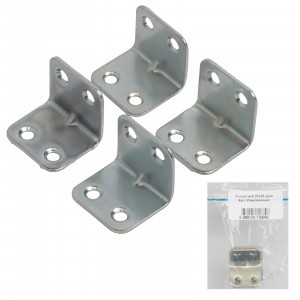 Уголок меб 25х25 цинк 4шт. Инд.упаковка+ШК (цена за 4шт) (200) Кунгур