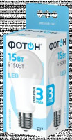 ФОТОН лампа св/д груша A60 E27 15W(1450lm) 4000K 4K без пульсации 120x60 3г арт.22629