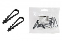 TDM Дюбель-хомут ДХК-10 д/круглого кабеля 5-10мм нейлон черн (30!)(уп.10шт, цена за уп.) SQ0539-0025