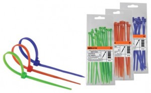 TDM хомут 3,6х200мм нейлон, синий (уп. 25шт., цена за уп.) (40!) SQ0515-0351