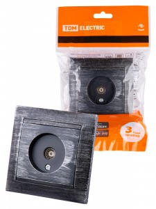 TDM Лама роз. СУ TV телевизионная (0-2400МГц) старинное серебро SQ1815-0658