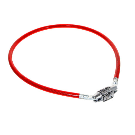 VETTA Замок велосипедный противоугонный, кодовый, тросовый, 8х650мм, металл, ПВХ