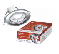 ASD/InHome св-к встр. GX53R-glass RMR-L КРУГ с подсветкой 4K  GX53 зеркальный