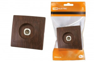 TDM Таймыр роз. TV СУ 1 мест. бук (RG6, 0-2400Мгц, "мама") (10!) SQ1814-0322