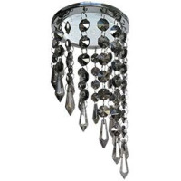 Ecola GX53 H4 5343 св-к Круг с продолговат.хруст.Подвес под скос Тонир./Хром 350x110 SU53RVECB (10!)