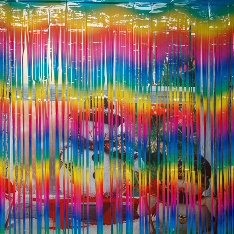 Занавес 9222-21 из дождя "Радуга" 1*1,9м (600)