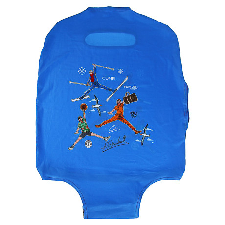 Рыжий Travel Чехол для чемодана cabin size 18-21 дюйм, размер S, 2 дизайна