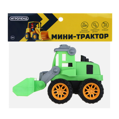 ИГРОЛЕНД Мини-трактор, PP, 19х7х21,5см, 3 дизайна