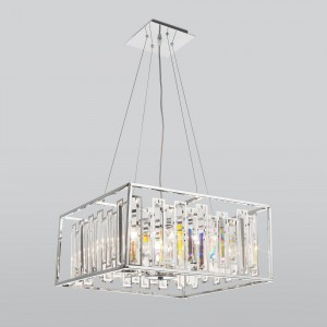 Bogate's св-к подвесной E14 6x60W 500х950 металл хром/хром/прозрачный Cella 312/6 a049112