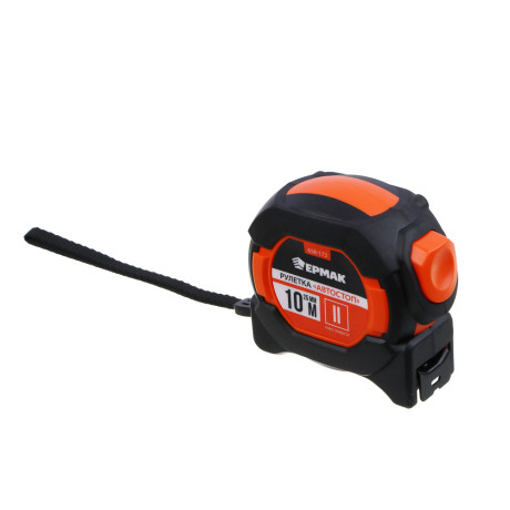 ЕРМАК Рулетка 10мx25мм, автостоп,  TPR, ABS (XM)