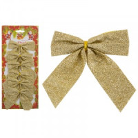 Бант &quot;Рождественский&quot; (6шт) Волшебная страна