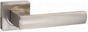 Ручка дверная компл.квадрат.основ. PUERTO Фриттата никель матовый INAL 527-02 SN