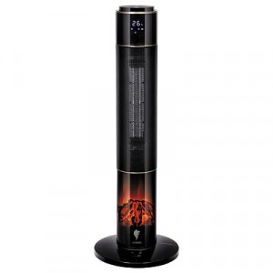 Тепловентилятор колонный Leonord LPTC-6005K, 2кВт, керам.нагрев., пульт ДУ, LED дисп, таймер, 106531