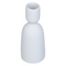 Подсвечник, 5,3х5,3х13,3см, керамика, цвет белый, арт.16