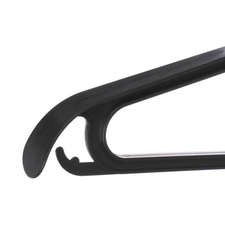 Вешалка для одежды пластик р. 48-50, цв. черный ХП