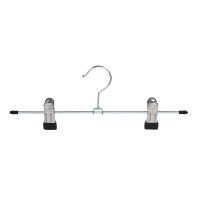 Вешалка для юбок и брюк тм VETTA, 30см, с зажимами, металл, 2 цвета