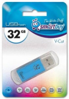 Флэш-диск (флэшка) USB 32Gb SmartBuy V-Cut Blue (SB32GBVC-B)