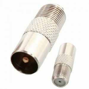 Переходник шт.F - шт.TV метал. Сигнал