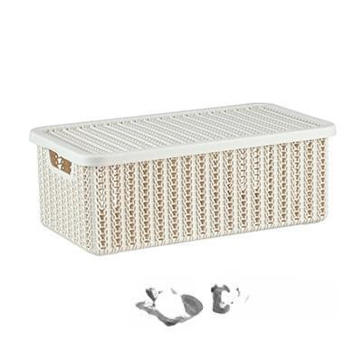 Коробка ВЯЗАНИЕ 6л с крышкой Чайная Роза М2370 (6)