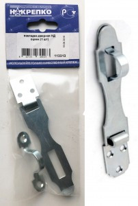 Накладка дверная НД оцинкованная (1 шт BL) (цена за уп) НАКРЕПКО 113313