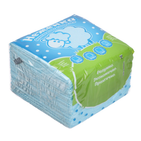 Салфетки бумажные однослойные 100 шт, п/у,2 вида