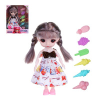 ИГРОЛЕНД Кукла шарнирная 15 см с аксессуарами, PP, ABS, 21х6х21,5 см, 4 вида