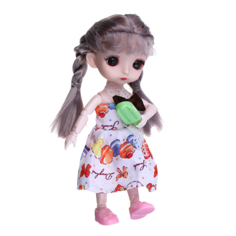 ИГРОЛЕНД Кукла шарнирная 15 см с аксессуарами, PP, ABS, 21х6х21,5 см, 4 вида