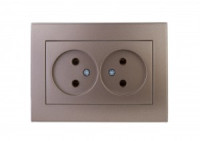 Lezard RAIN роз. СУ 2 мест. бронза матовый, керамика (корпус PC) 703-3131-128