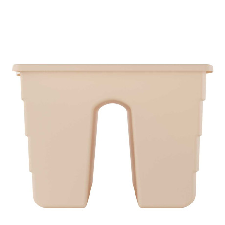 Кашпо на перила 58х28х20см Бежевый БШ8922 х5