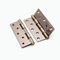 Петля под врезку РЕНЦ 125*75*2,5, 4 подшип. б/колп. бронза антич. IN125-4BB FH AB(2шт)