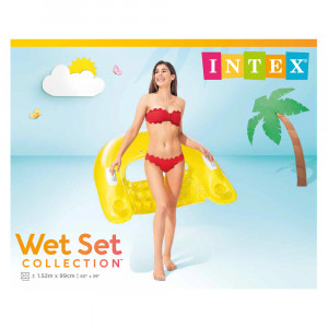 INTEX Матрас сиди - плыви, 152х99см, 2 цвета, 58859