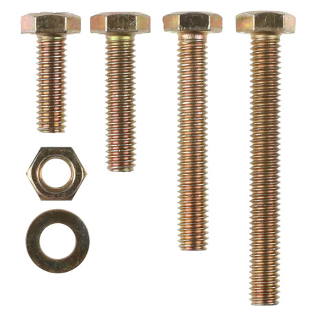 ЕРМАК Набор болтов, гаек и шайб из 128шт