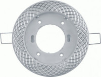 Navigator св-к встр GX53 сетка 110(90)x20 белый-серебро NGX-R11-001-GX53 93072
